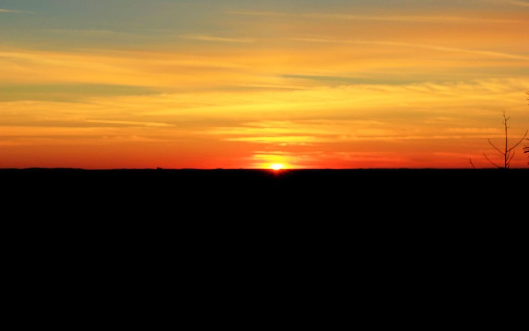 Sunrise over Blue Skys RV Park